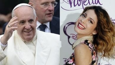 Violetta e Papa Francesco