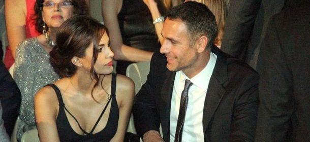 Raoul Bova con l'attrice spagnola Rocio Munoz a Taomina