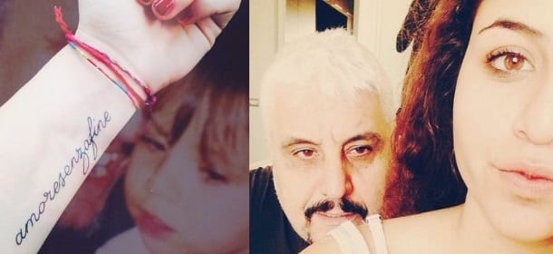 Sara, figlia di Pino Daniele: tatuaggio per un #amoresenzafine