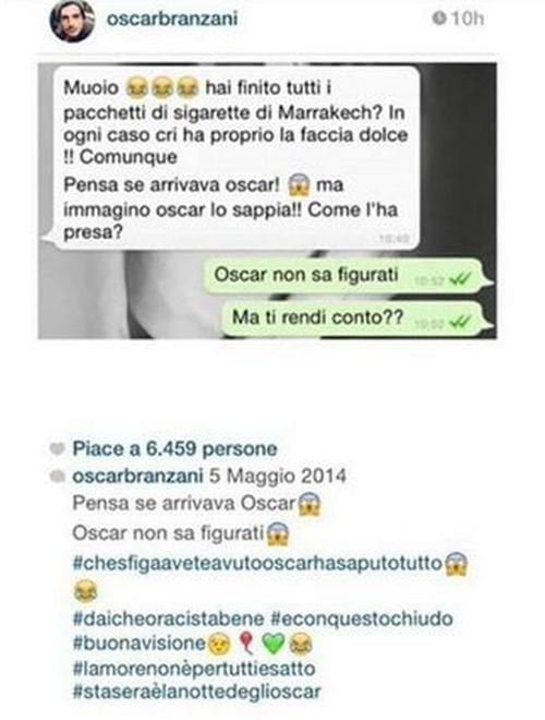 Chiara Biasi e le accuse di Oscar Branzani: flirt con Cristiano Piccini? "Quanta fantasia..."