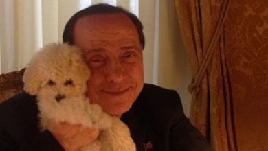 Berlusconi sbarca su Instagram: foto con la Pascale e Dudù. Puzza di fake?