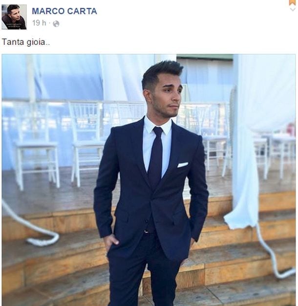 Marco Carta al matrimonio di Susy Fuccillo  Marco Carta al matrimonio di Susy Fuccillo