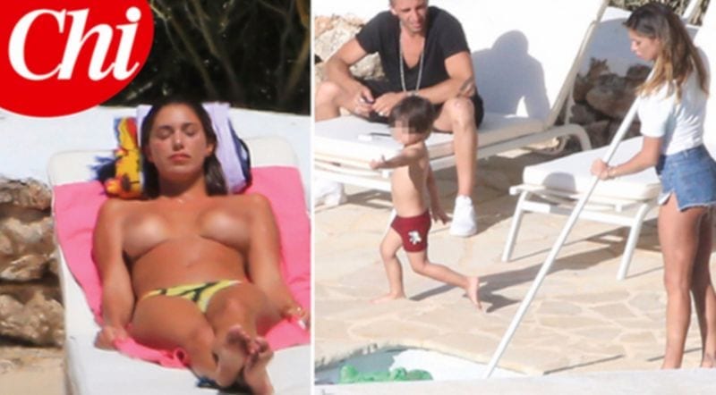 Belen Rodriguez hot a Ibiza: il suo topless è il più bello dell'estate? [FOTO]