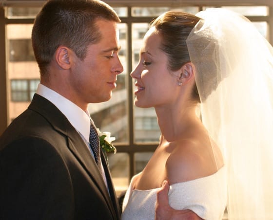 USA ONLY Brad and Angelina married on set of Mr & Mrs Smith