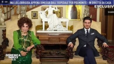 Gina Lollobrigida a Domenica Live: chi è il misterioso Andrea? [VIDEO]