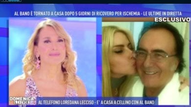 Al Bano, la commozione di Loredana Lecciso a Domenica Live [VIDEO]