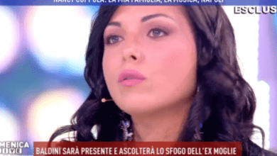 Nancy Coppola a Domenica Live dopo la polemica per il "No" a Maurizio Costanzo