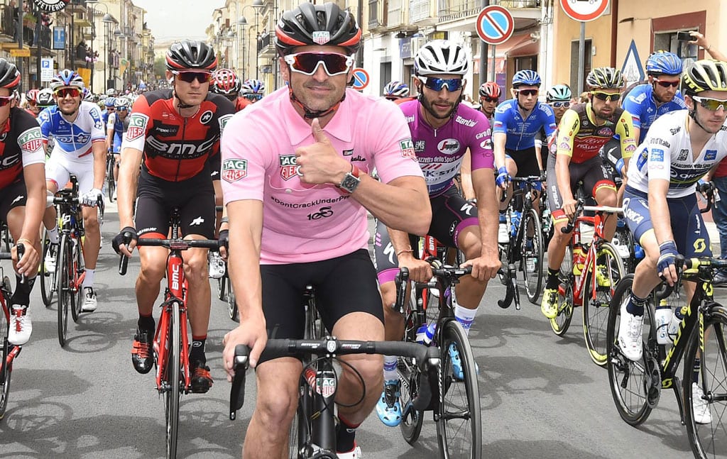 Patrick Dempsey, il Dottor Stranamore è nel Bel Paese per il Giro d'Italia 