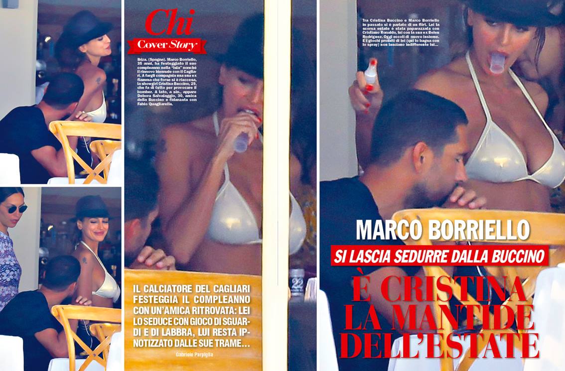 Marco Borriello e Cristina Buccino: è amore a Ibiza? [FOTO] 