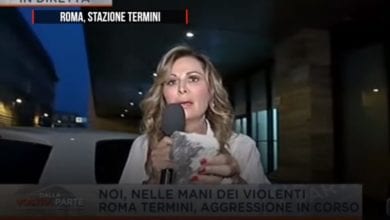 Daniela Santanchè aggredita in diretta tv: presa a sassate durante Dalla vostra parte [VIDEO]