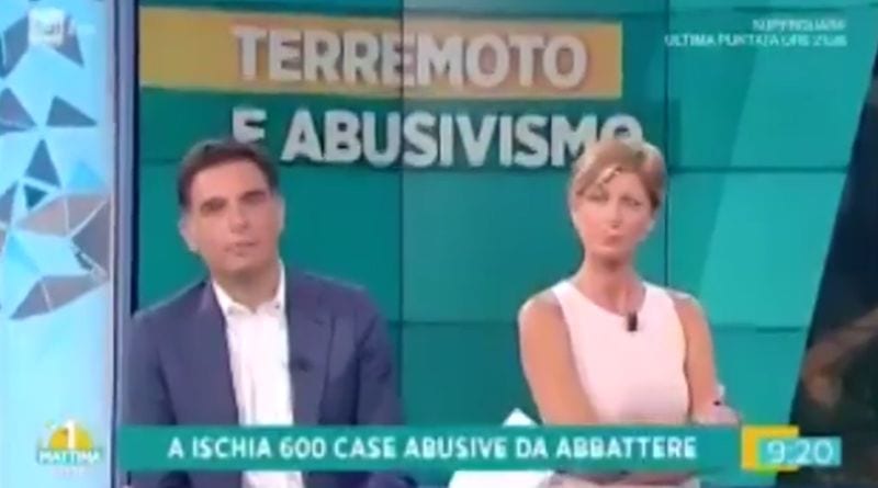 Tiberio Timperi litiga con il sindaco di Ischia e lascia lo studio di UnoMattina Estate [VIDEO]