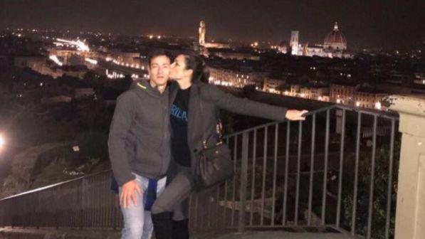 Alena Seredova e Alessandro Nasi: bacio social a Firenze