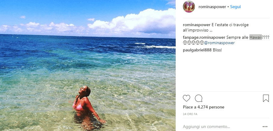 Romina Power Bikini