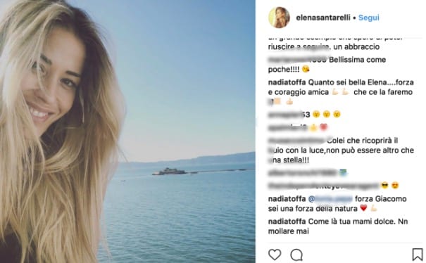 Elena Santarelli, le ultime dichiarazioni