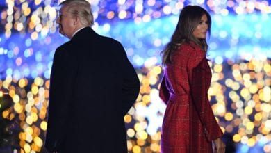 Melania Trump lascia il Presidente