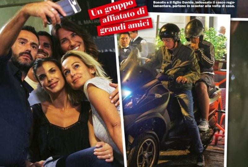 Paolo Bonolis beccato con un'altra donna: chi c'era al tavolo con lui