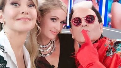 Paris Hilton a Domenica Live: non gradisce la presenza di Cristiano Malgioglio