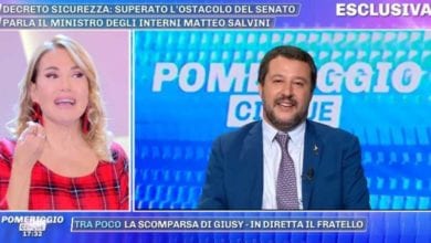 Barbara D'Urso si dichiara a Matteo Salvini: "Non sei single, e io ci speravo!"