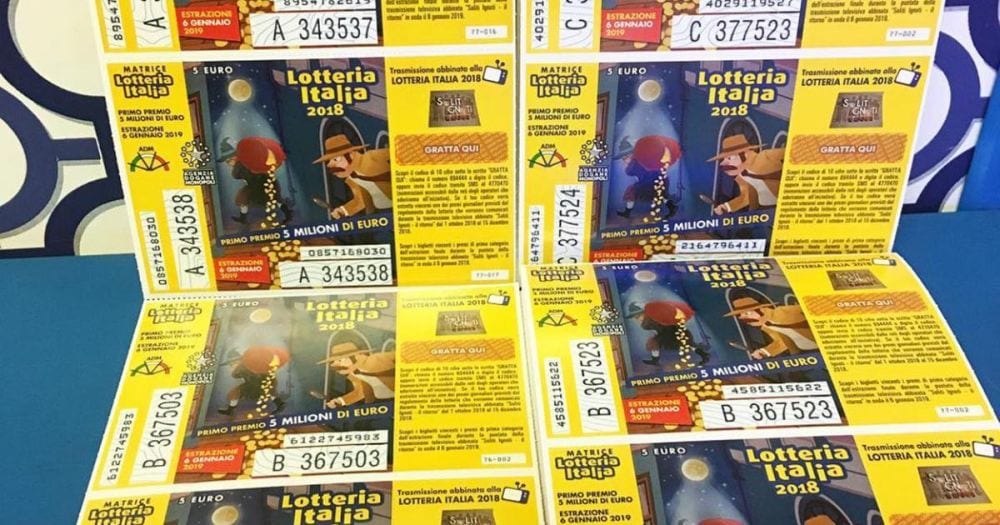 Lotteria Italia 2018, i biglietti vincenti del 6 gennaio 2019