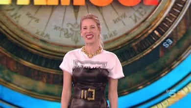 Alessia Marcuzzi, il look della quarta puntata de L’Isola dei Famosi 2019