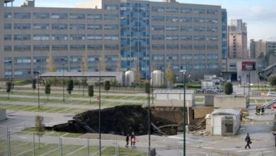 Voragine ospedale Napoli