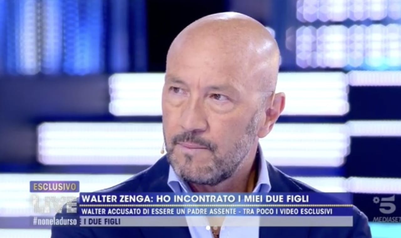 Walter Zenga Live Non è la d'Urso