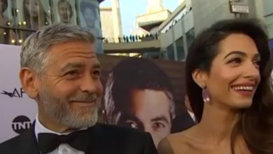 George Clooney Amal Como