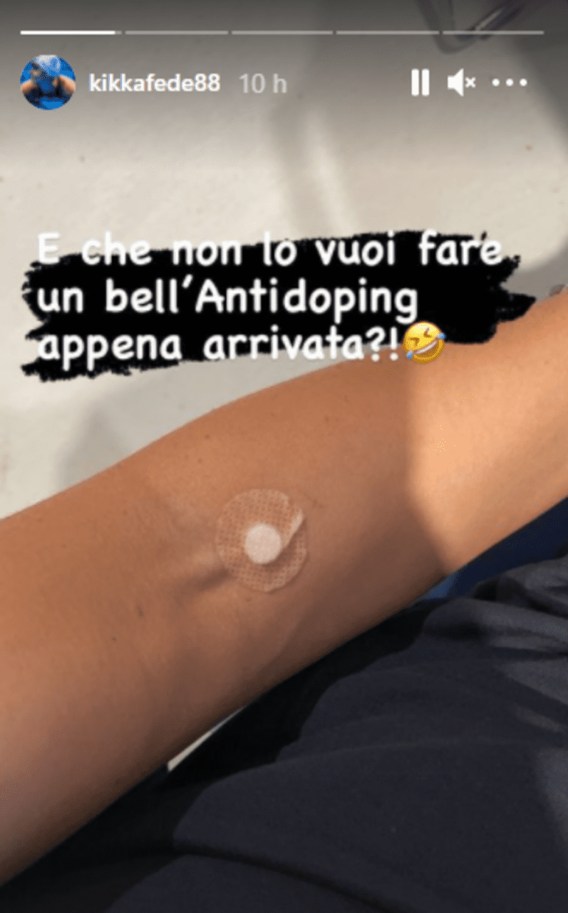Controllo antidoping Federica Pellegrini