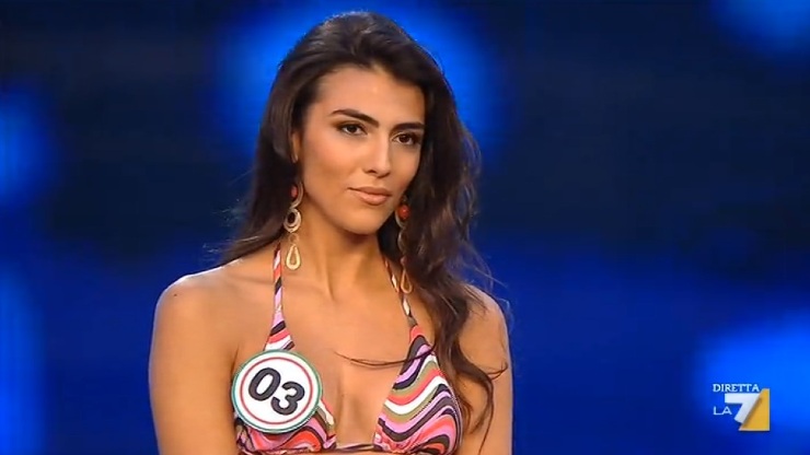 Giulia Salemi a "Miss Italia"