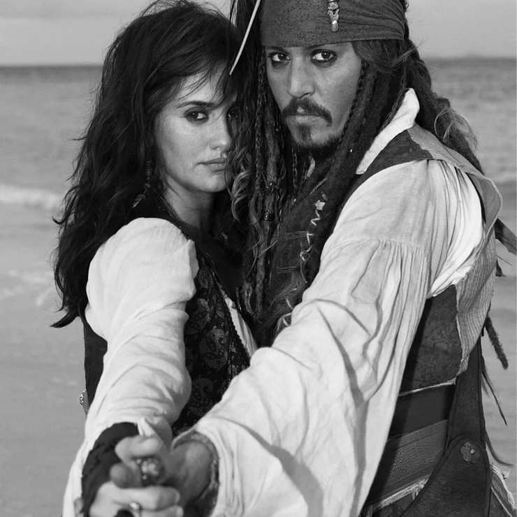 Penélope Cruz e Johnny Depp