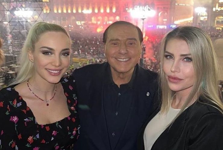 Barbara Berlusconi, Silvio Bersluconi e Marta Fascina