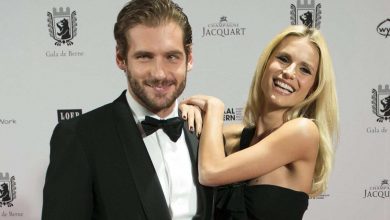 Michelle Hunziker Tomaso Trussardi