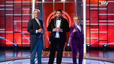 Giorgio Locatelli, Antonino Cannavacciuolo e Bruno Barbieri a MasterChef Italia (Sky Courtesy Press Office) - Velvetgossip