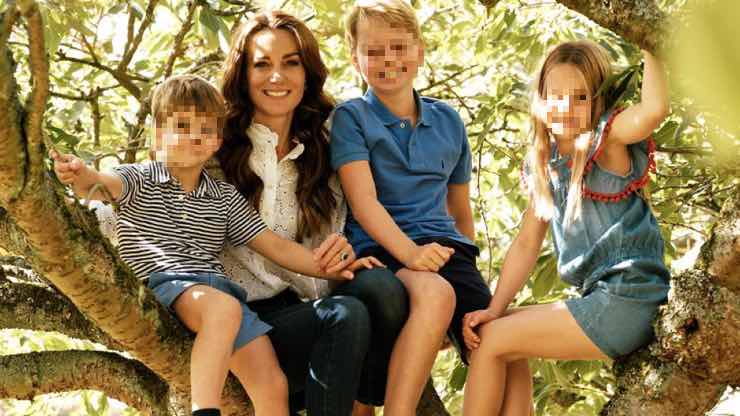 Kate Middleton foto famiglia