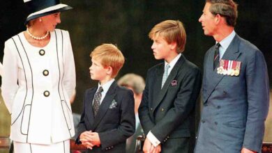 Lady Diana e famiglia