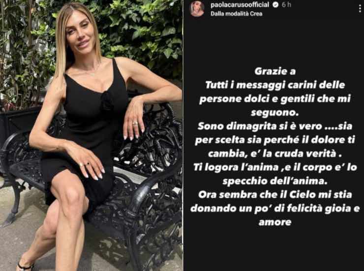 Paola Caruso preoccupa fan