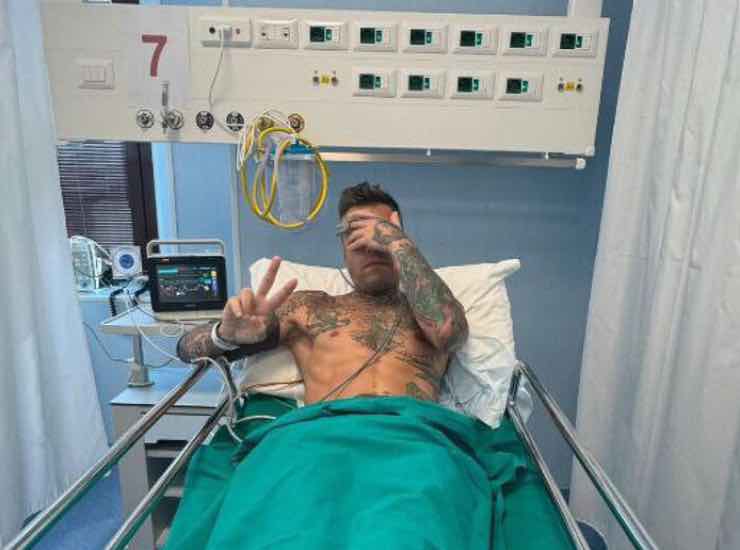 Fedez ospedale