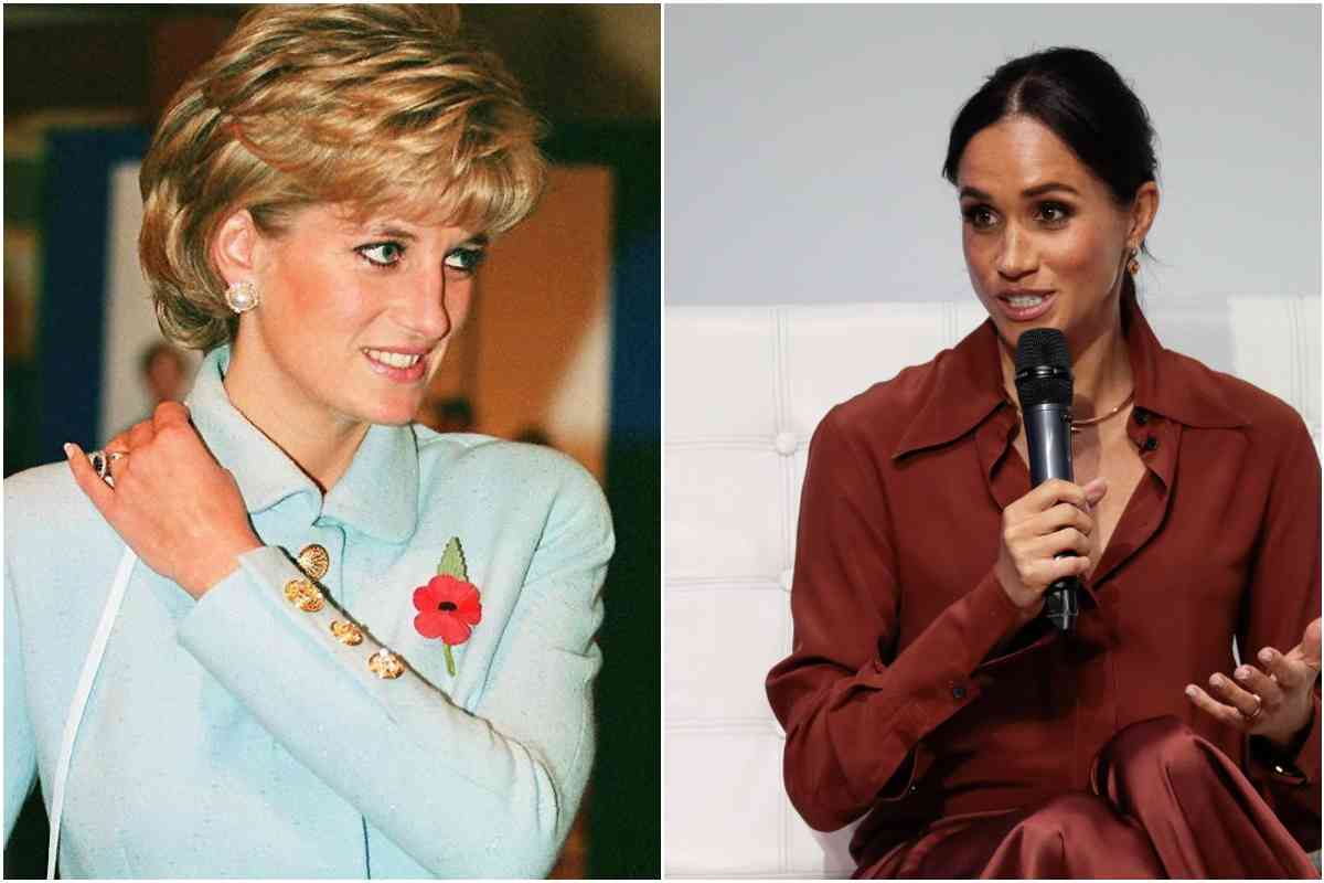 Lady Diana e Meghan Markle