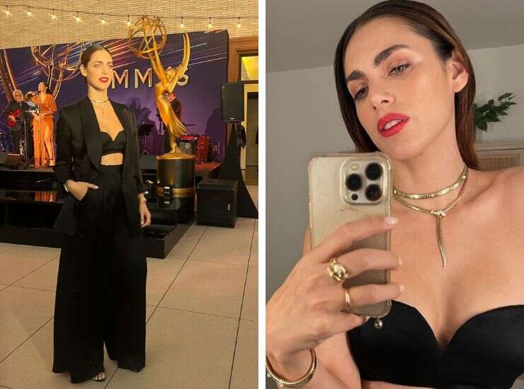 Miriam Leone rilancia il nude look agli Emmy Awards 2024