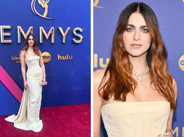 Miriam Leone rilancia il nude look agli Emmy Awards 2024