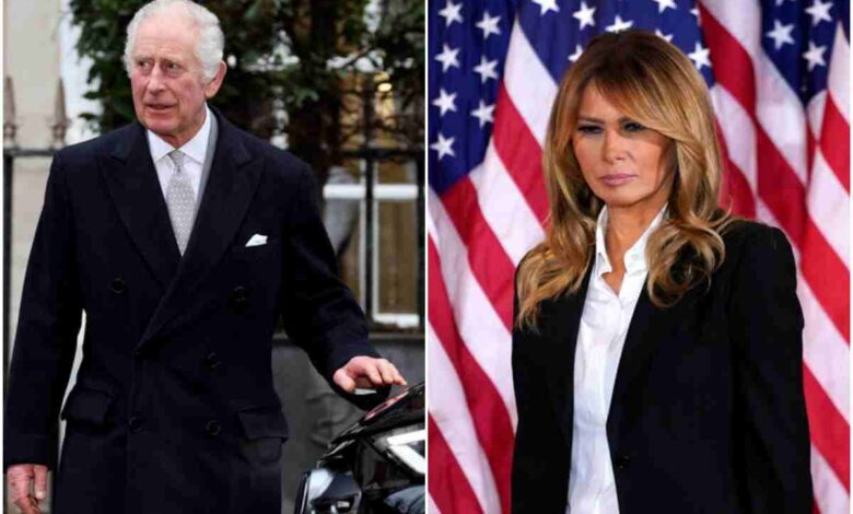 Re Carlo e Melania Trump